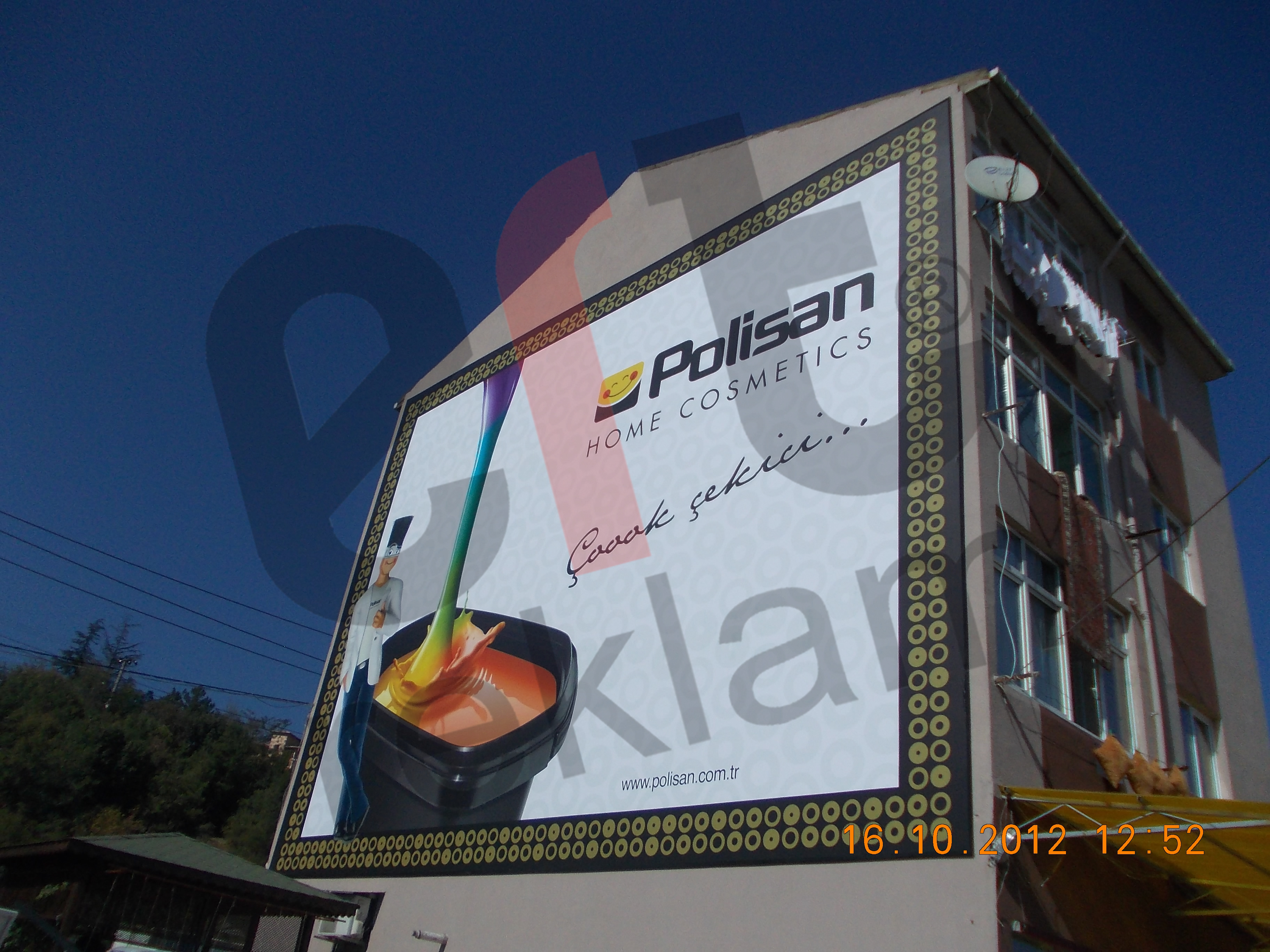 ert reklam, dış cephe duvar giydirme