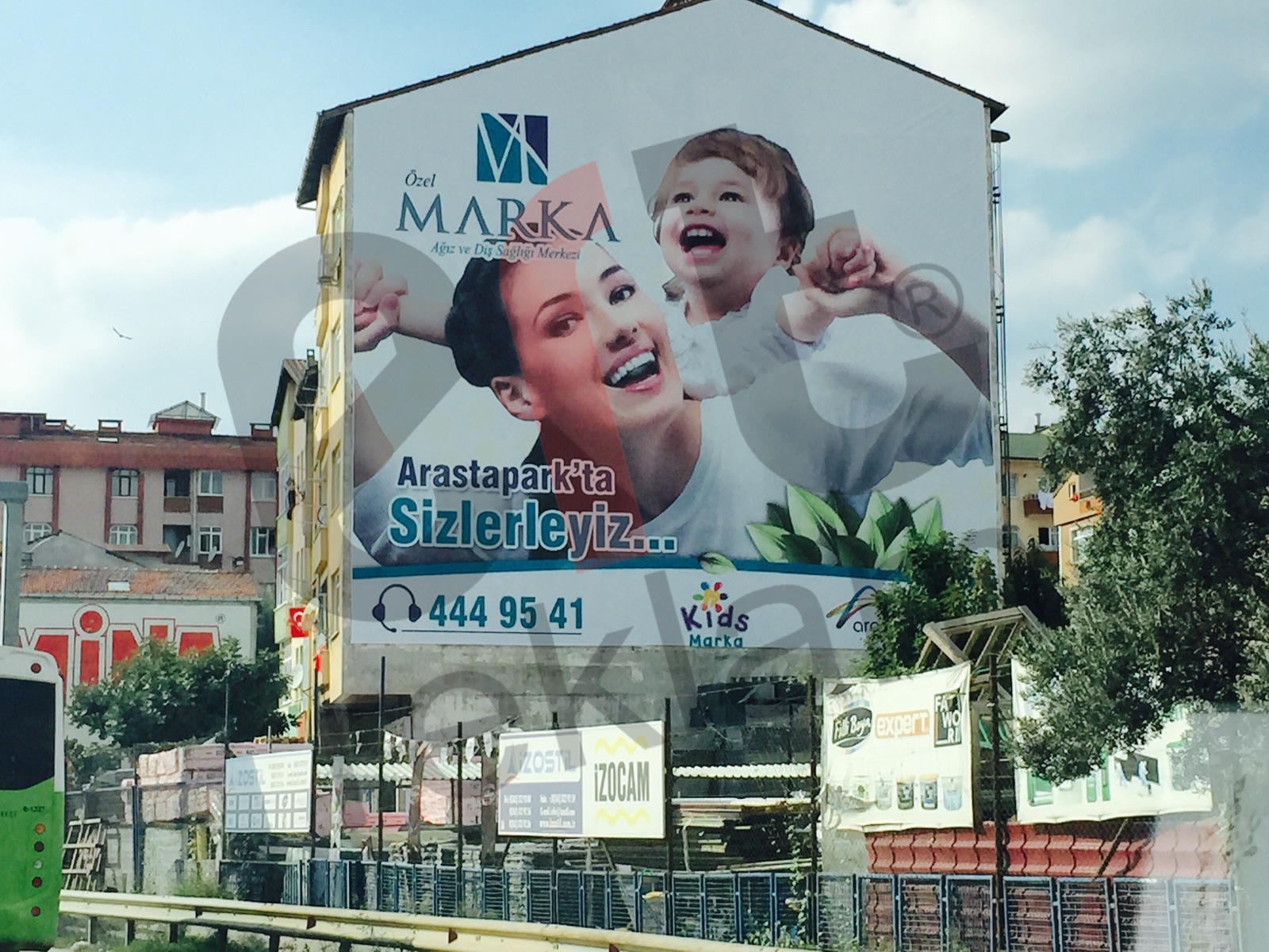 ert reklam, dış cephe duvar giydirme